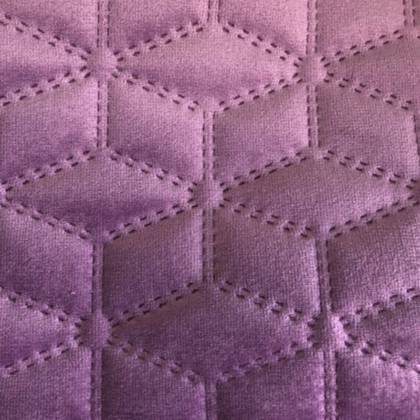 Veronia Quilted Velour - Polyester/Spandex